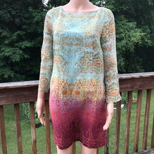 Anthropologie Maeve Cold Shoulder Dress XS
